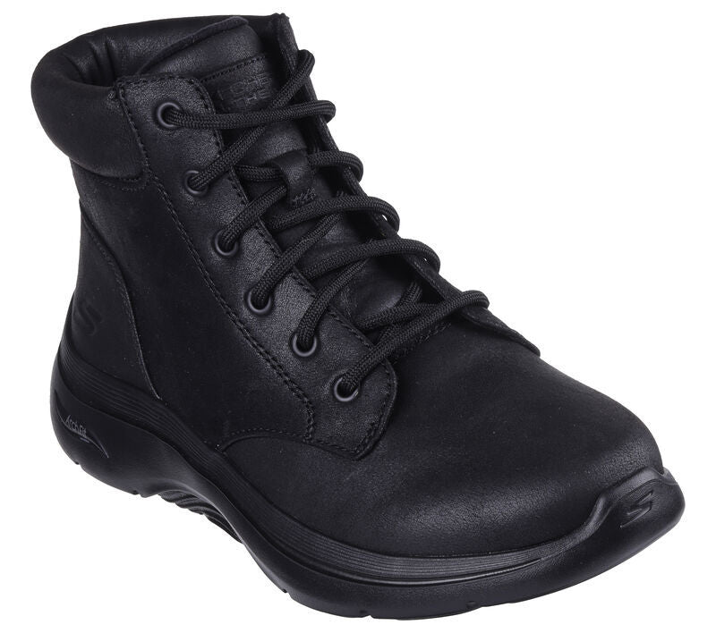 Skechers Μποτάκι Γυναικείο - GO WALK Arch Fit 2.0 - Mountain View - 144558-BBK - Black