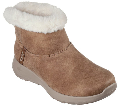 Skechers Μποτάκι Γυναικείο - On-the-GO Joy - Cozy Dream 144800-CSNT BROWN