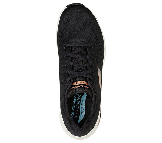 Skechers Παπούτσι Γυναικείο Arch Fit - Sunny Outlook 149057-BKRG Black/ROSE Gold