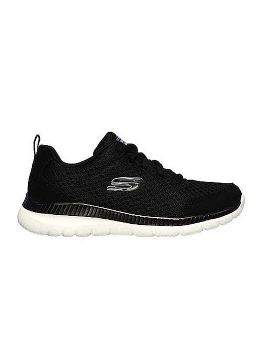 Skechers Παπούτσι Γυναικείο - Bountiful - Be Kind 149219-BKW - Black White