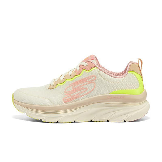 Skechers Παπούτσι Γυναικείο - D'LUX WALKER (149319-OFPK) Off-White/Pink