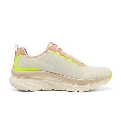Skechers Παπούτσι Γυναικείο - D'LUX WALKER (149319-OFPK) Off-White/Pink