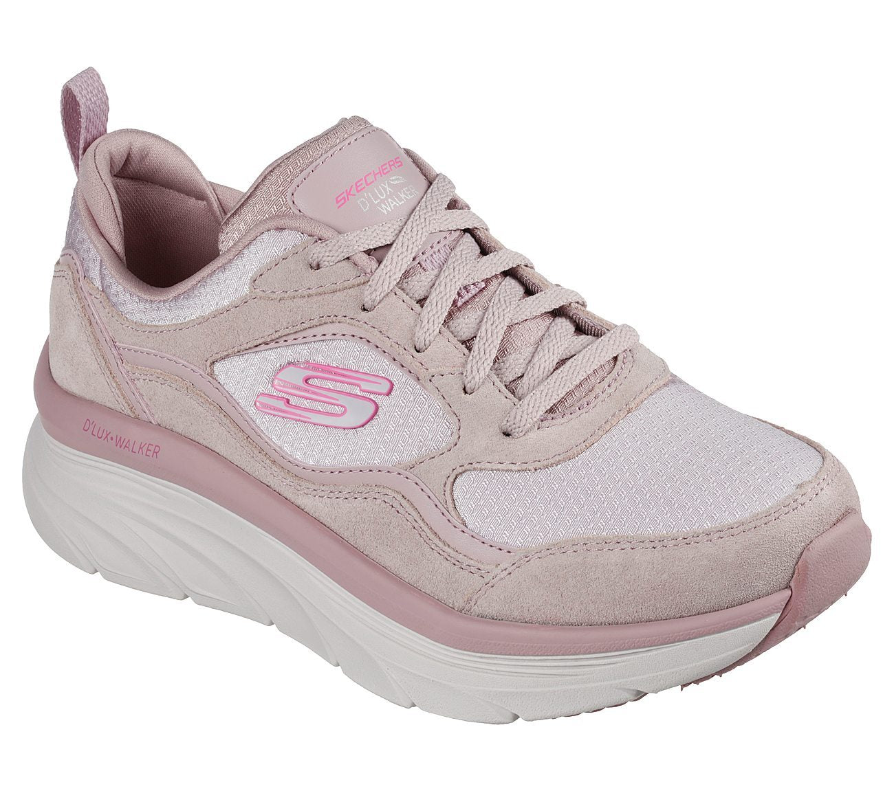 Skechers Γυναικείο Παπούτσι - Relaxed Fit: DLux Walker - New Moment - 149357-LAV- Lavender
