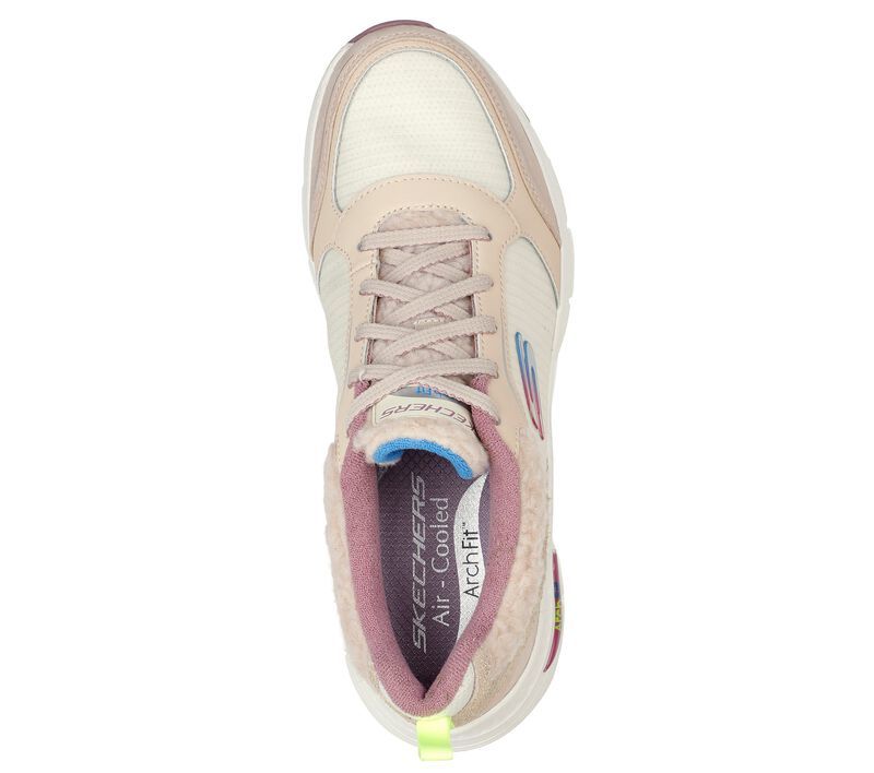 Skechers Παπούτσι Γυναικείο - Luxe Sherpa: Arch Fit - Cozy Spirit 149737-NAT