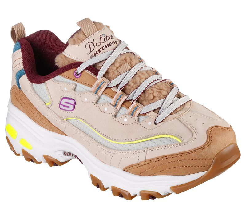 Skechers Παπούτσι Γυναικείο - Luxe Sherpa: DLites - Bright Joy 149738-TAN