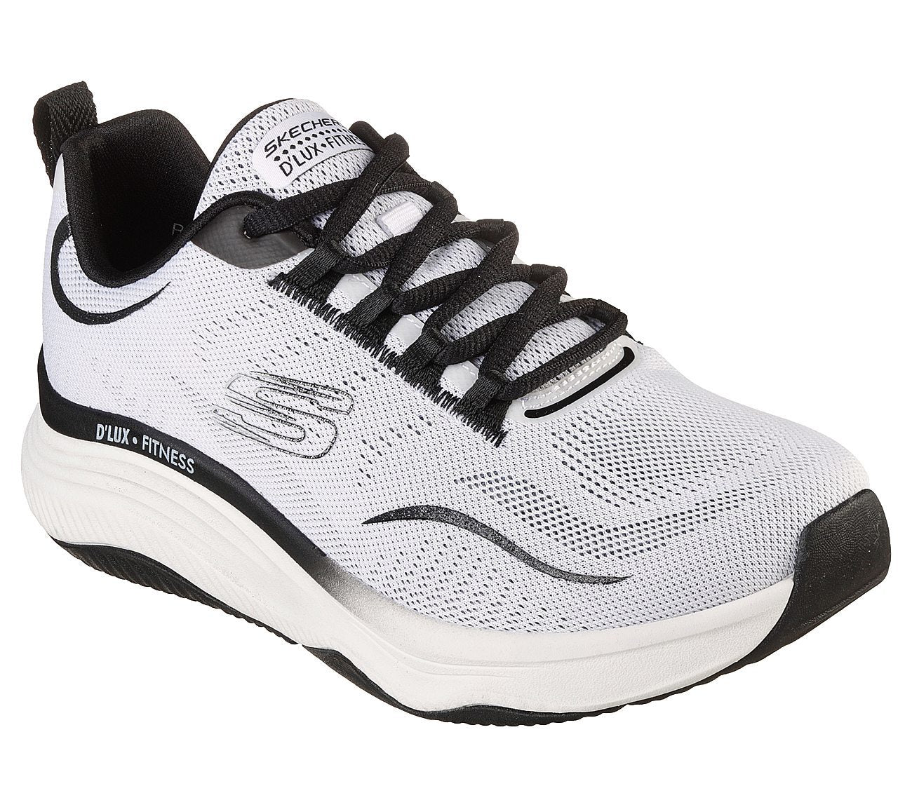 Skechers Παπούτσι Γυναικείο - Relaxed Fit: DLux Fitness 149833-WBK WHITE