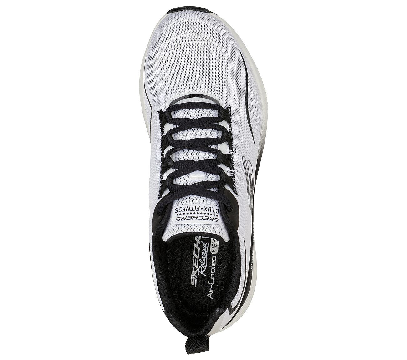 Skechers Παπούτσι Γυναικείο - Relaxed Fit: DLux Fitness 149833-WBK WHITE