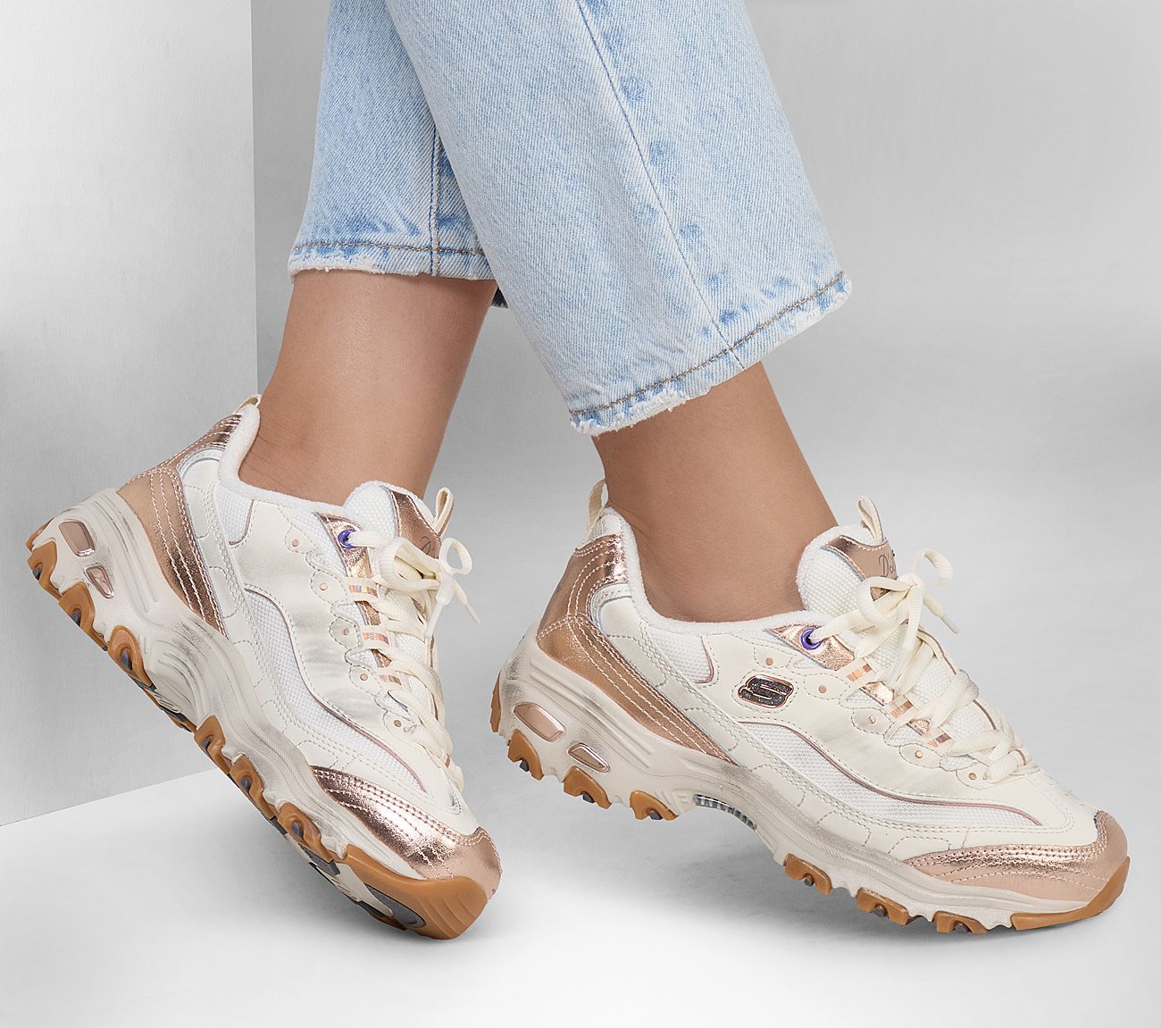 Skechers Παπούτσι Γυναικείο - D Lites - Vintage Vision - 150245-NTGD NATURAL