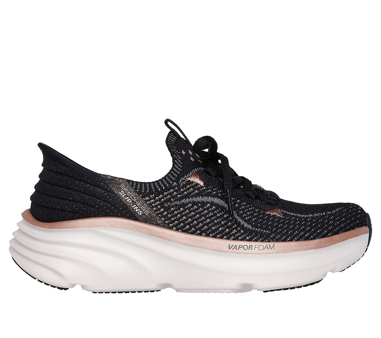 Skechers Παπούτσι Γυναικείο - D Lux Vapor - Evening Glowing 150584-BKRG Black
