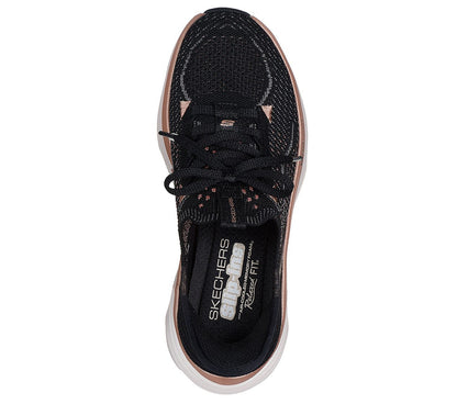 Skechers Παπούτσι Γυναικείο - D Lux Vapor - Evening Glowing 150584-BKRG Black