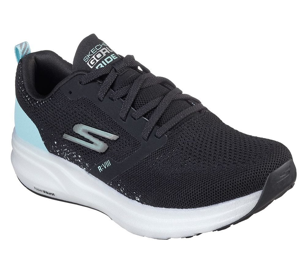 Skechers Παπούτσι Γυναικείο Go Run Ride 8 Hyper 15224 BKTQ Black/Turquoise