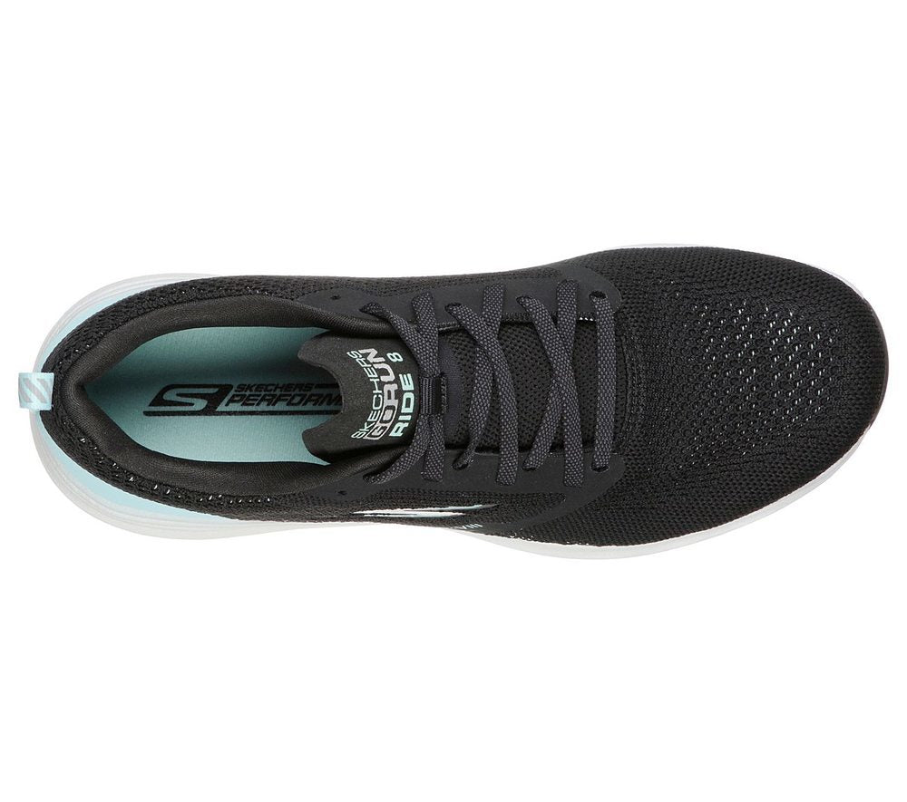 Skechers Παπούτσι Γυναικείο Go Run Ride 8 Hyper 15224 BKTQ Black/Turquoise
