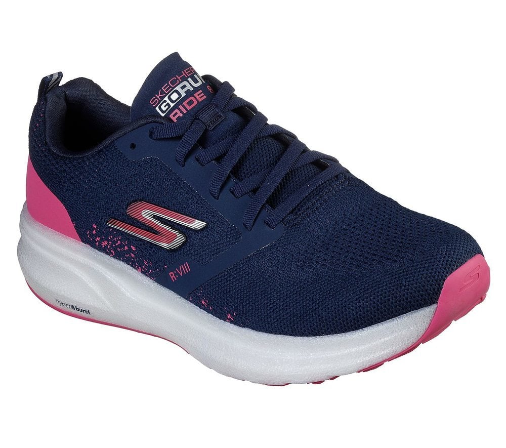 Skechers Παπούτσι Γυναικείο Go Run Ride 8 Hyper 15224 NVPK Navy/Pink