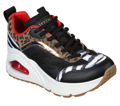 Skechers Παπούτσι Γυναικείο - Uno Hi - The Hunt 155007_BKMT Black