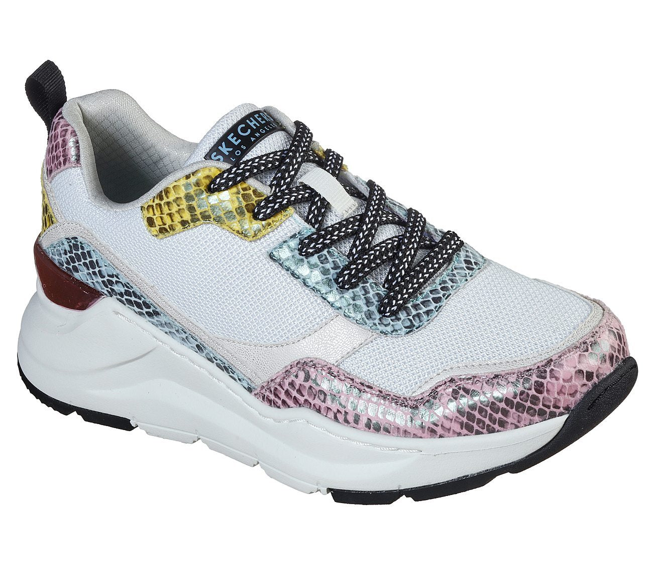 Skechers Γυναικείο Παπούτσι - Street - Rovina - Jungle Vibes - 155010-WMLT - White-Multi