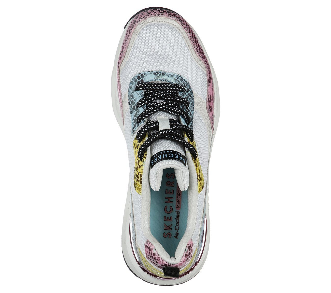 Skechers Γυναικείο Παπούτσι - Street - Rovina - Jungle Vibes - 155010-WMLT - White-Multi