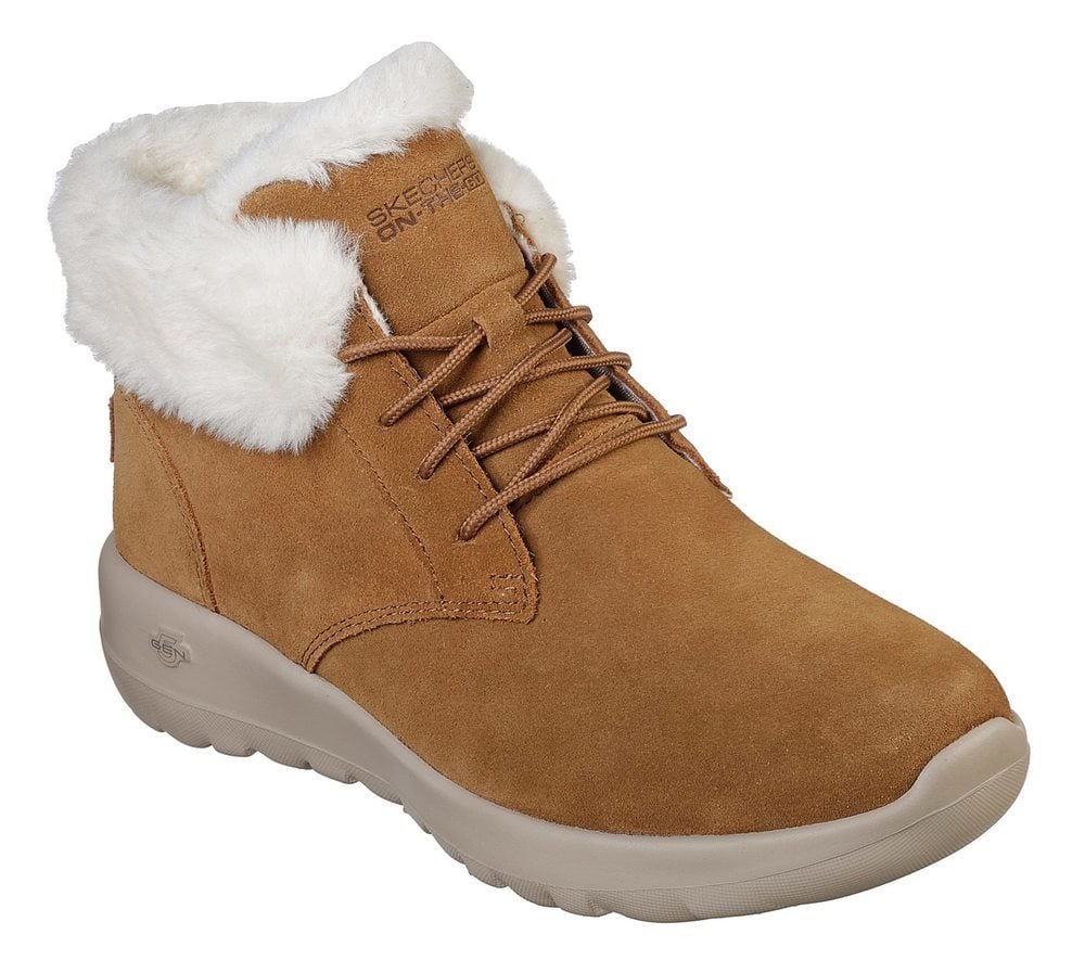 Skechers Μποτάκι Γυναικείο - On the GO Joy - Lush 15506-CSNT Brown