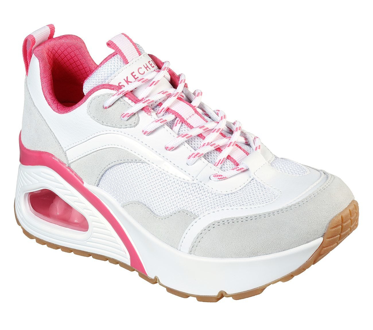 Skechers Παπούτσι Γυναικείο - Uno Hi - Big Steps 155089-WHT White