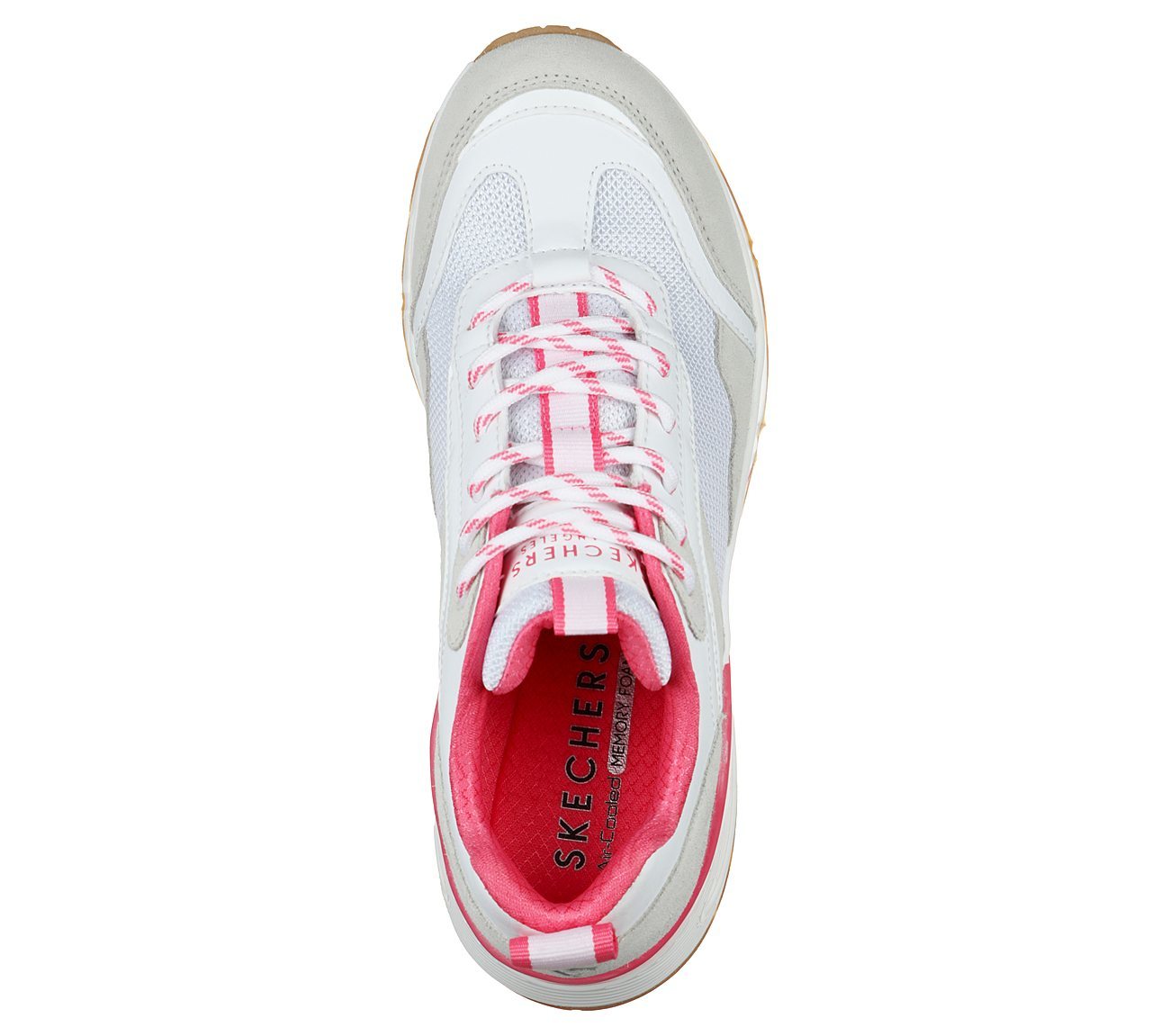 Skechers Παπούτσι Γυναικείο - Uno Hi - Big Steps 155089-WHT White