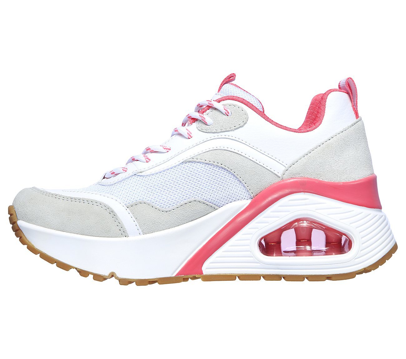 Skechers Παπούτσι Γυναικείο - Uno Hi - Big Steps 155089-WHT White