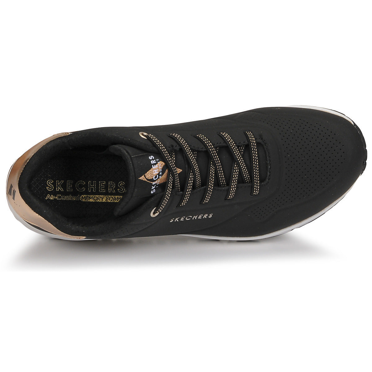 Skechers Παπούτσι Γυναικείο - Uno-SHIMMER AWAY 155196-BLK Black