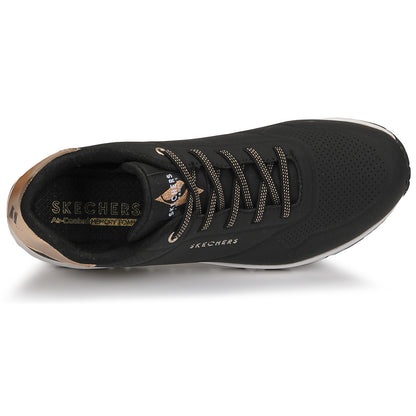 Skechers Παπούτσι Γυναικείο - Uno-SHIMMER AWAY 155196-BLK Black