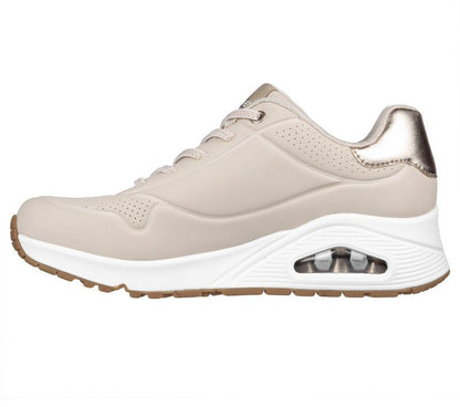 Skechers Παπούτσι Γυναικείο - Uno-SHIMMER AWAY 155196-NAT