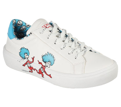 Skechers Γυναικείο Παπούτσι - Dr. Seuss: Goldie 2.0 - Two Things - 155324-WBLR - White-Blue-Red