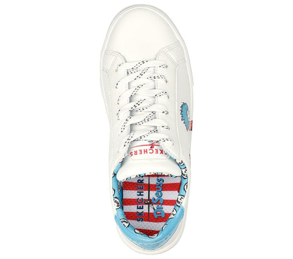 Skechers Γυναικείο Παπούτσι - Dr. Seuss: Goldie 2.0 - Two Things - 155324-WBLR - White-Blue-Red