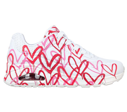 Skechers Παπούτσι Γυναικείο - Uno - Spread the Love 155507-WRPK