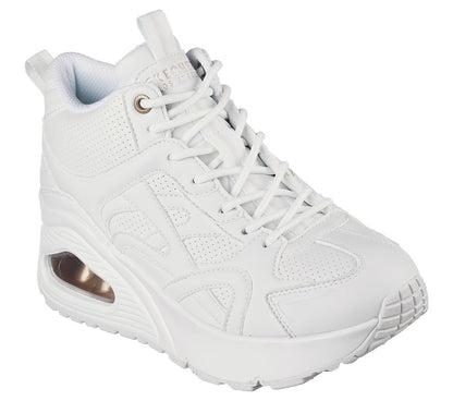 Skechers Παπούτσι Γυναικείο - Uno Hi - Her Friends - 155680-WHT WHITE