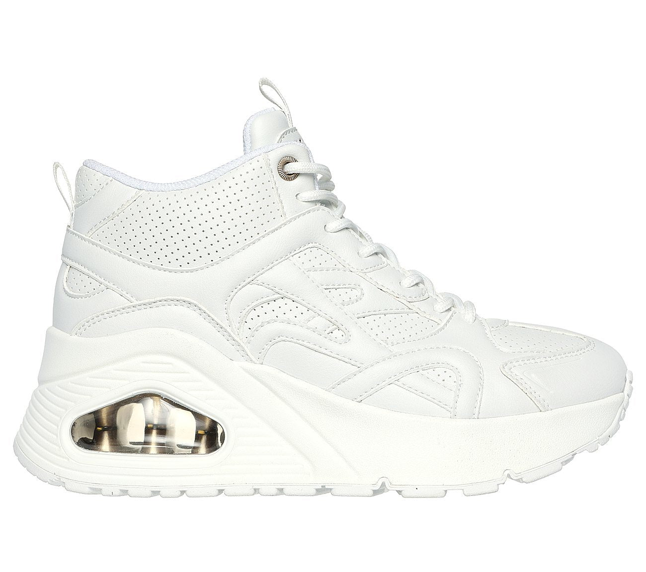 Skechers Παπούτσι Γυναικείο - Uno Hi - Her Friends - 155680-WHT WHITE