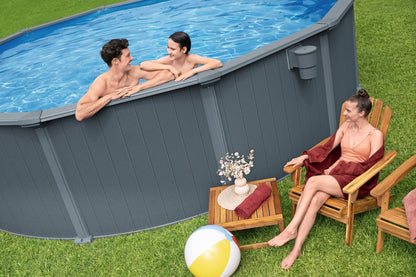 Bestway Πισίνα με ενισχυμένη κατασκευή - 561CS Hydrium 549X132CM Pool Set - 15769 - Grey