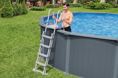 Bestway Πισίνα με ενισχυμένη κατασκευή - 561CS Hydrium 549X132CM Pool Set - 15769 - Grey