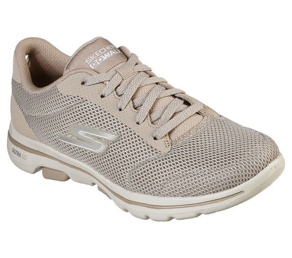 Skechers Παπούτσι Γυναικείο - Go Walk 5 - Lucky 15902-TPE Natural
