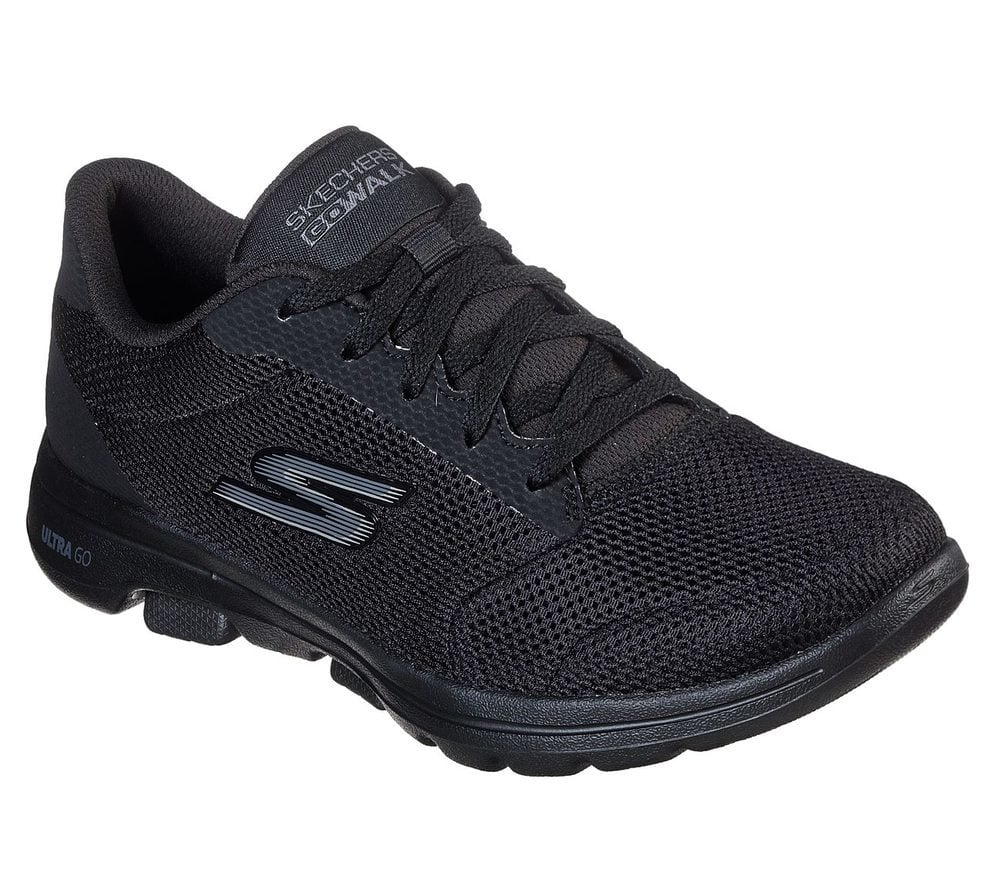 Skechers Παπούτσι Γυναικείο - Go Walk 5 - Lucky 15902-BBK Black