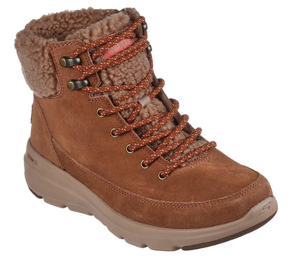 Skechers Μποτάκι Γυναικείο - On the GO Glacial Ultra - Woodlands 16677-BRN