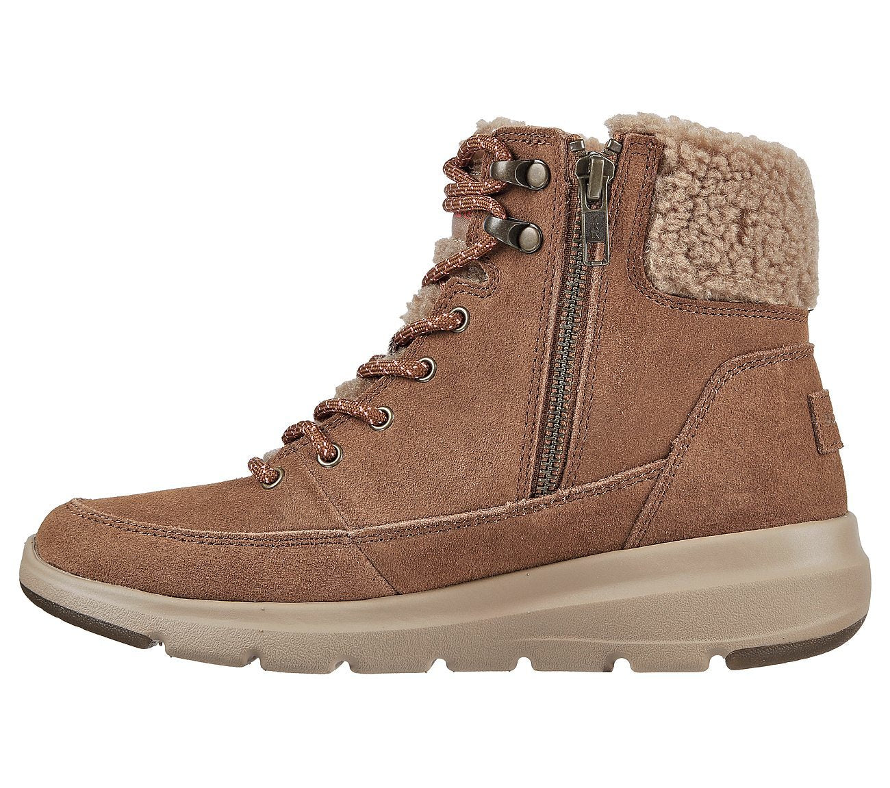 Skechers Μποτάκι Γυναικείο - On the GO Glacial Ultra - Woodlands 16677-BRN
