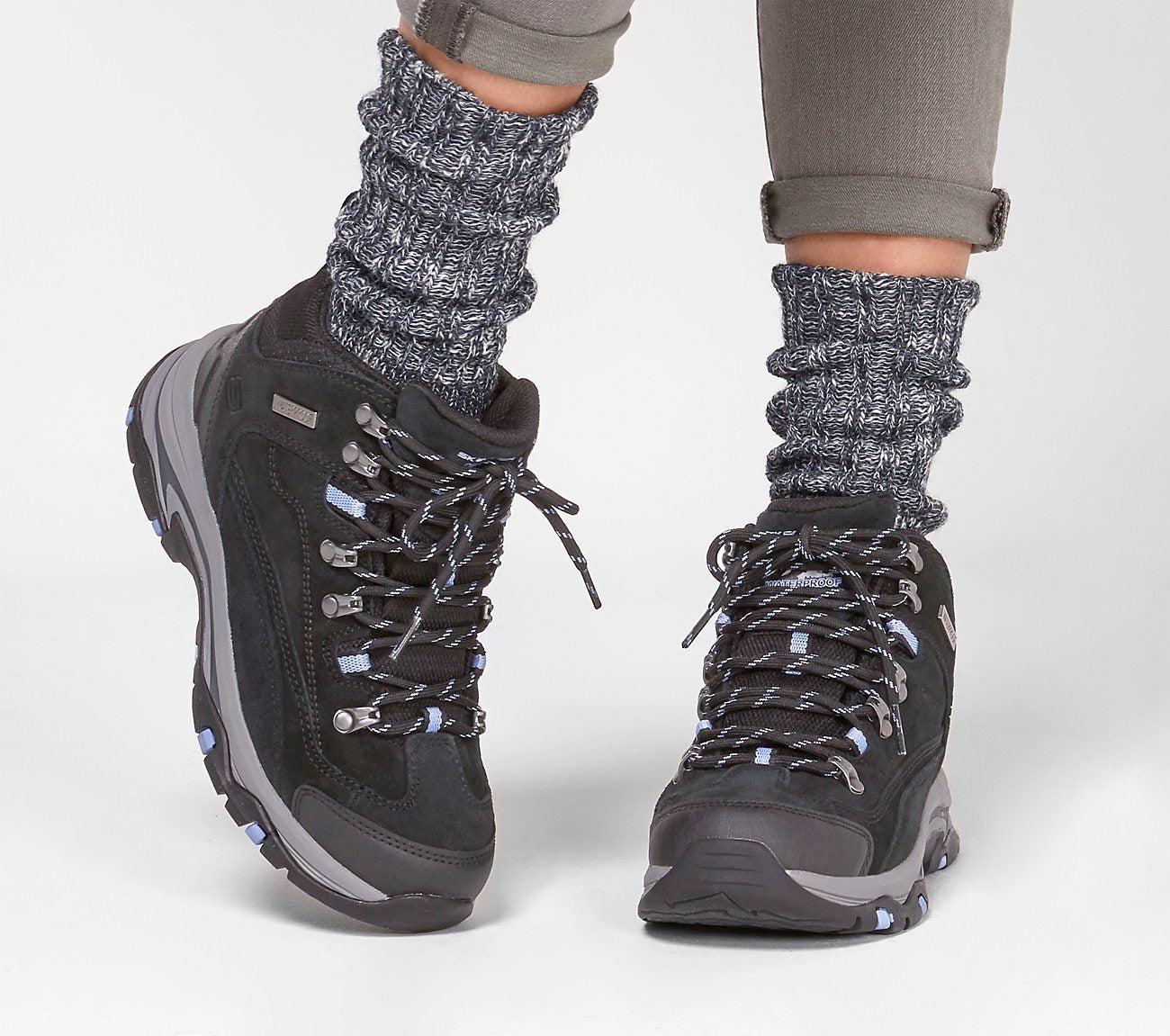 Skechers Μποτάκι Γυναικείο - Relaxed Fit: Trego - Alpine Trail 167004-BKCC