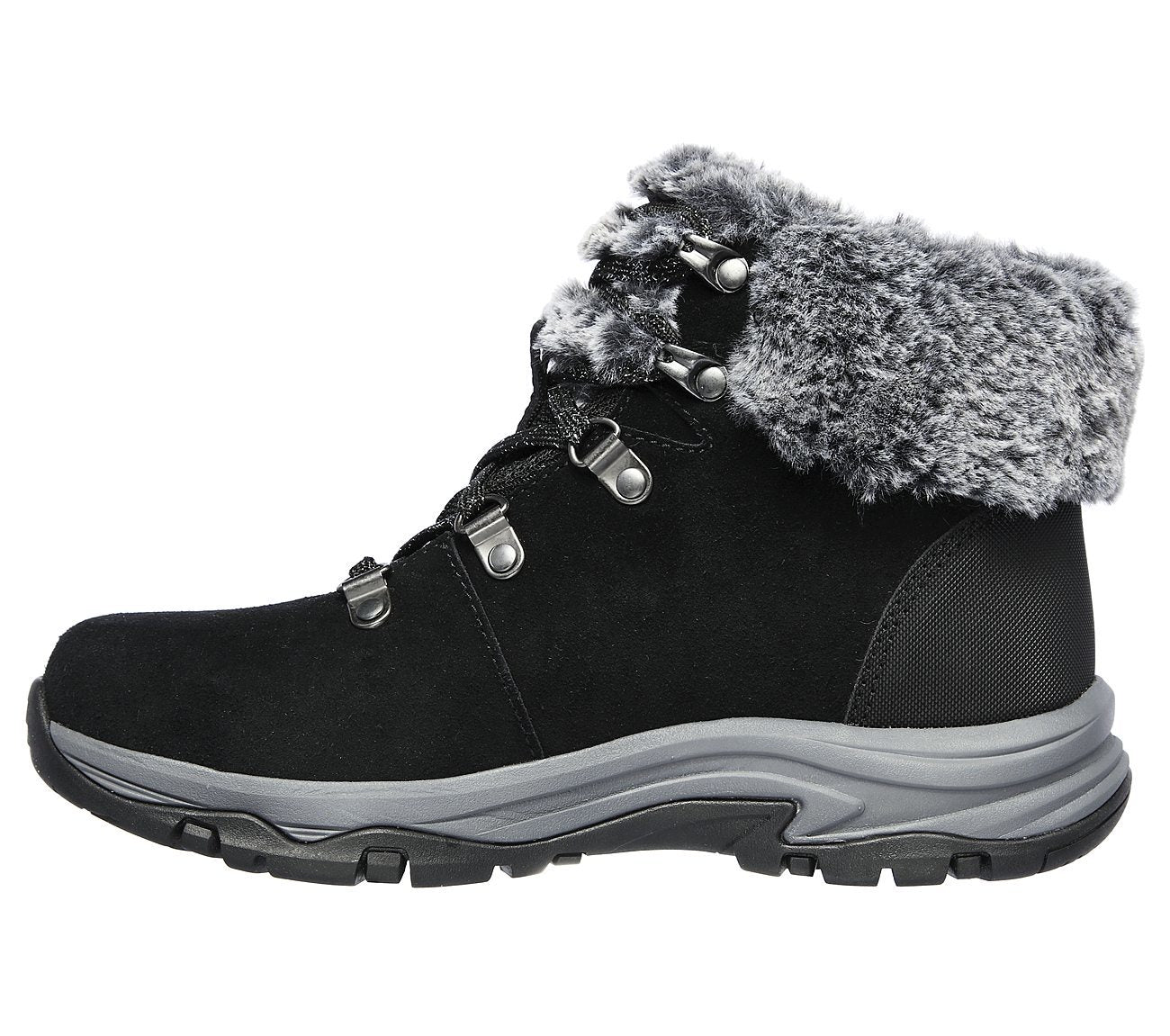 Skechers Μποτάκι Γυναικείο - Relaxed Fit: Trego - Falls Finest - 167178-BLK Black