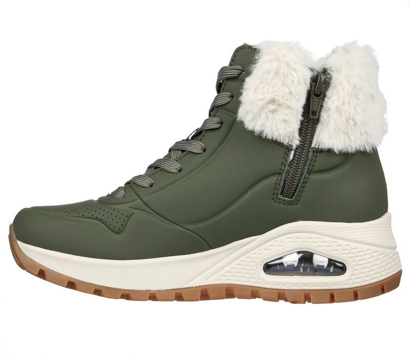 Skechers Μποτάκι Γυναικείο - Modern Comfort Winter Uno Rugged - 167274-OLV