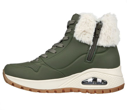 Skechers Μποτάκι Γυναικείο - Modern Comfort Winter Uno Rugged - 167274-OLV