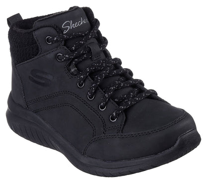 Skechers Μποτάκι Γυναικείο - Ultra Flex 2.0 - Casual Mix 167973-BBK Black