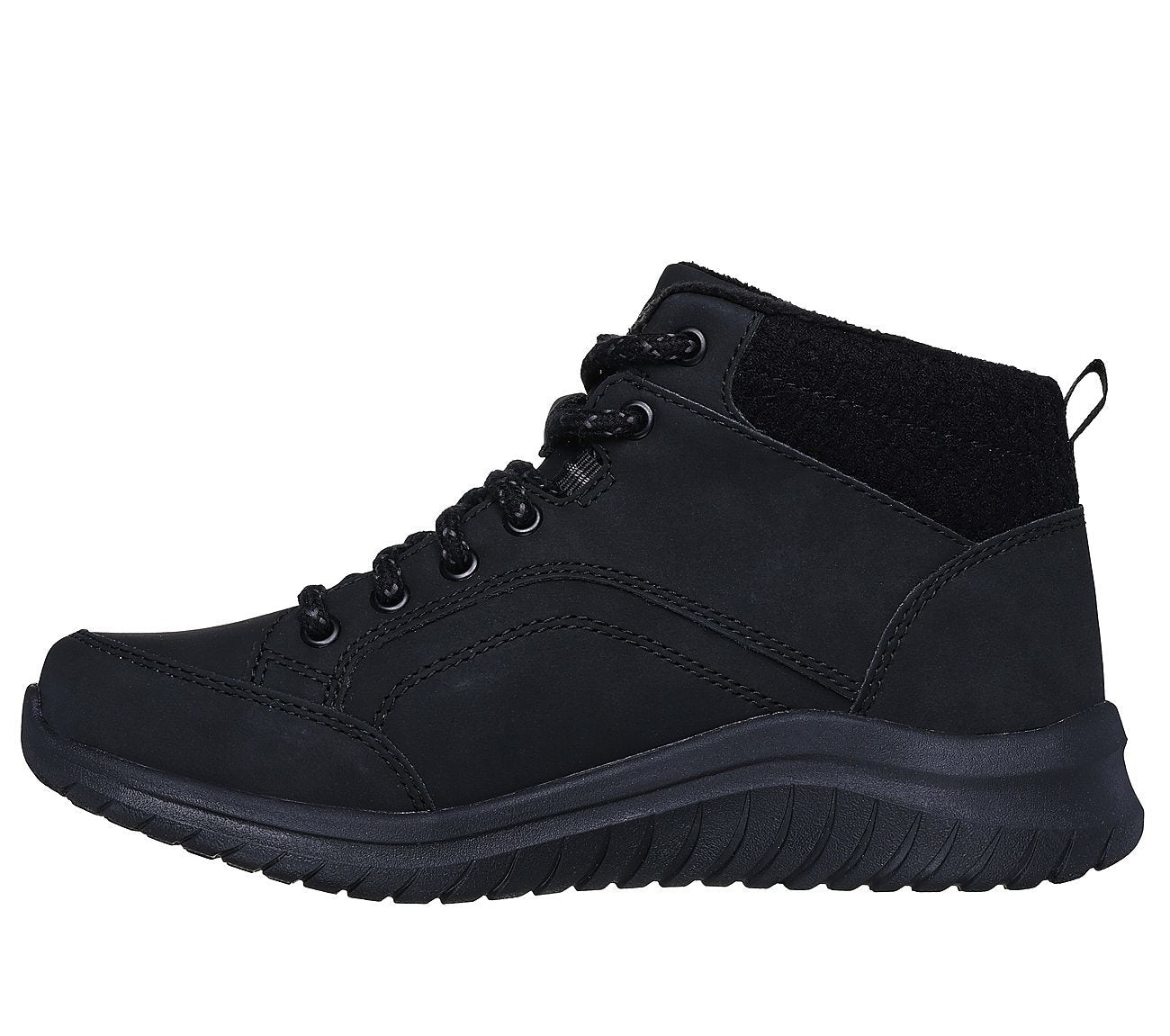 Skechers Μποτάκι Γυναικείο - Ultra Flex 2.0 - Casual Mix 167973-BBK Black
