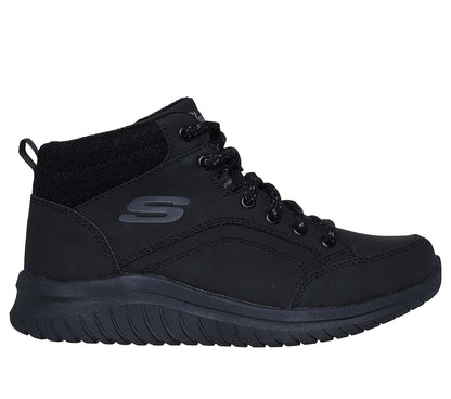 Skechers Μποτάκι Γυναικείο - Ultra Flex 2.0 - Casual Mix 167973-BBK Black