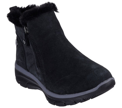 Skechers Μποτάκι Γυναικείο - Easy Going - High Zip 2 168042-BBK Black