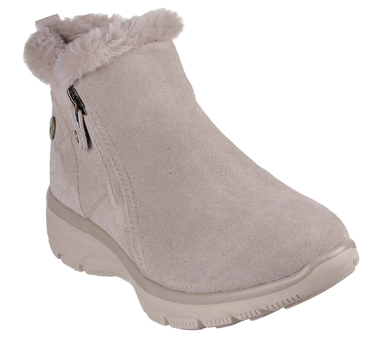 Skechers Μποτάκι Γυναικείο - Easy Going - High Zip 2 168042-TPE NATURAL