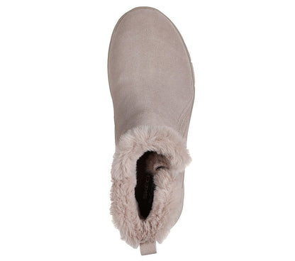 Skechers Μποτάκι Γυναικείο - Easy Going - High Zip 2 168042-TPE NATURAL