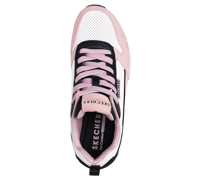 Skechers Παπούτσι Γυναικείο - Uno - 2 Much Fun 177105-PKBK - PINK