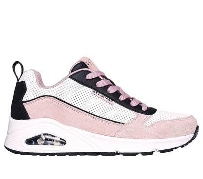 Skechers Παπούτσι Γυναικείο - Uno - 2 Much Fun 177105-PKBK - PINK